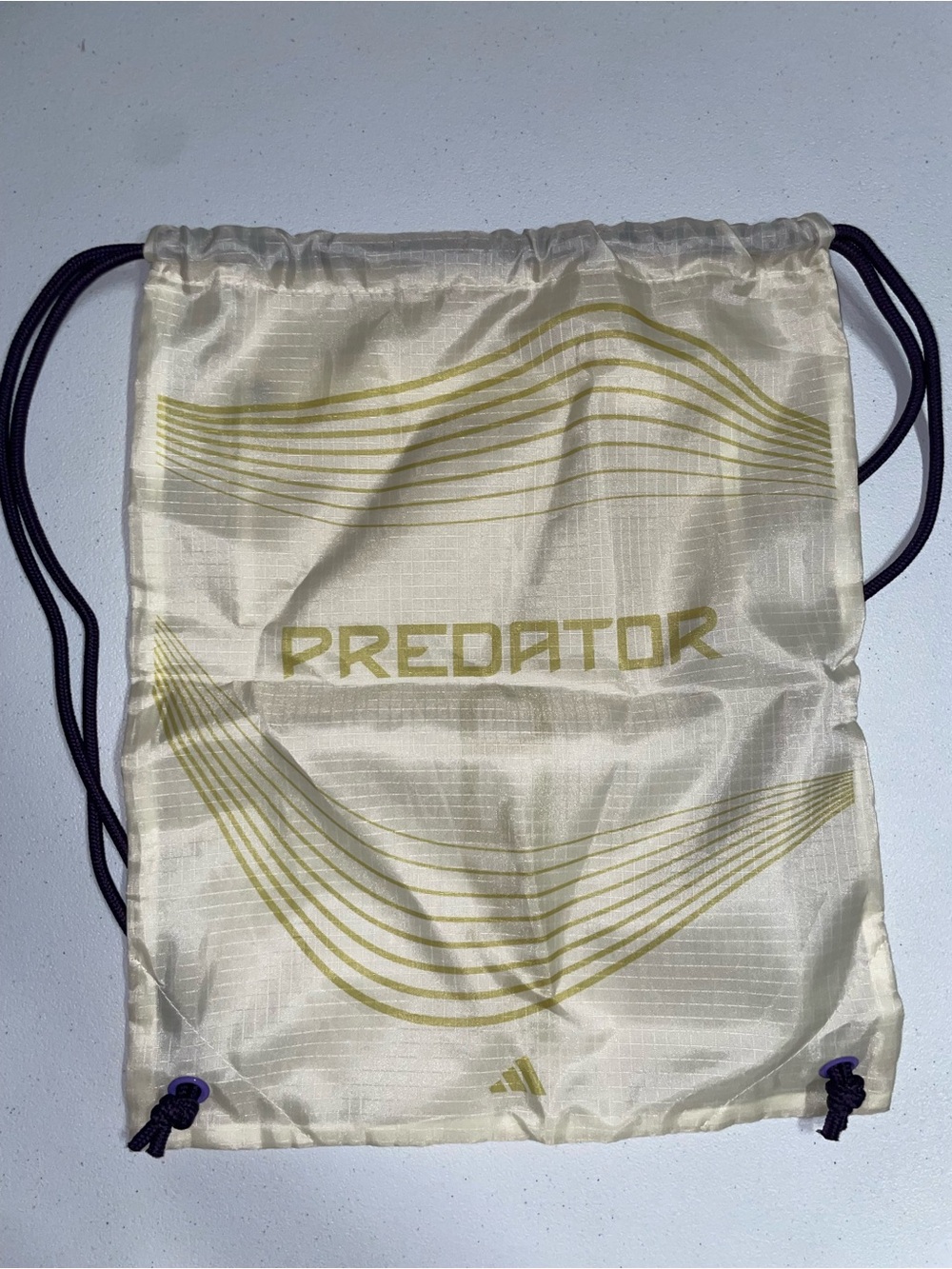 Adidas: Predator Running Shoes Gold Tote Bag